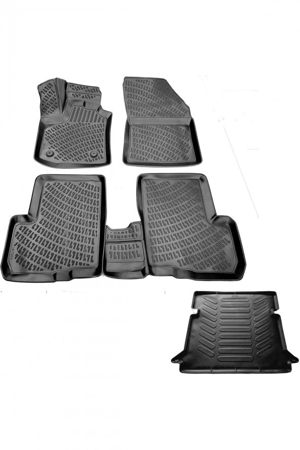 Rizline Dacia Dokker 3d Havuzlu Paspas + 3d Bagaj Havuzu 2012-2020 Arası - 1