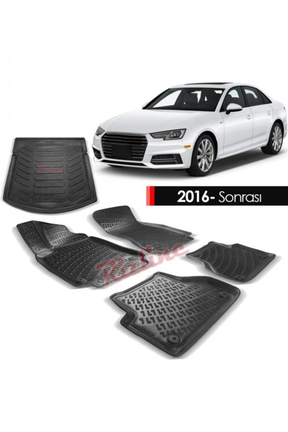 Rizline Audi A4 Paspas Bagaj Havuzu 3d Set 2016- Sonrası