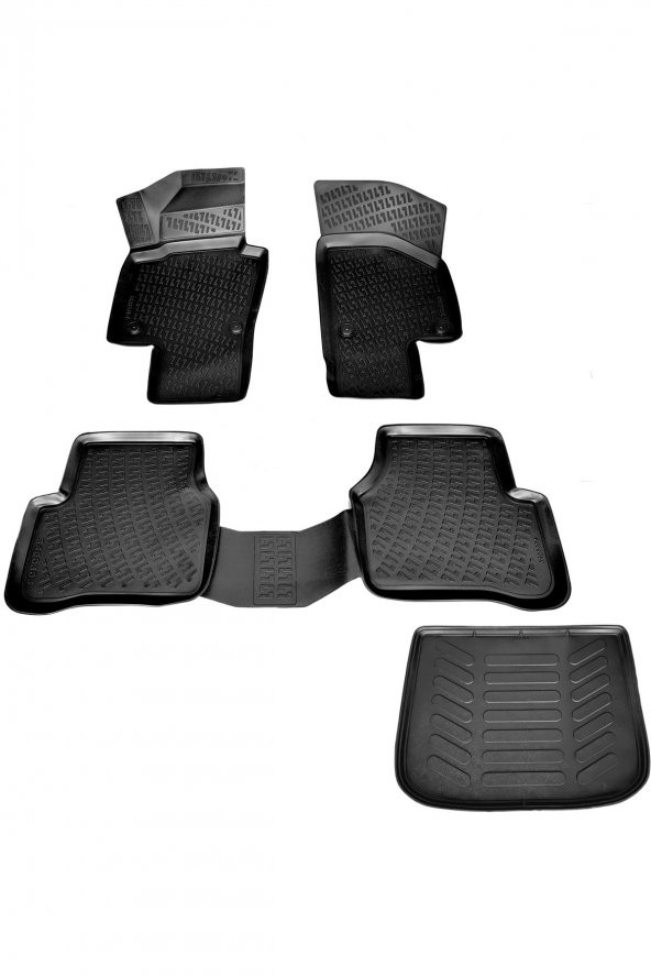 caraks Vw Tiguan 3d Havuzlu Paspas + 3d Bagaj Havuzu 2007-2015 Arası Marka ürün görseli 1