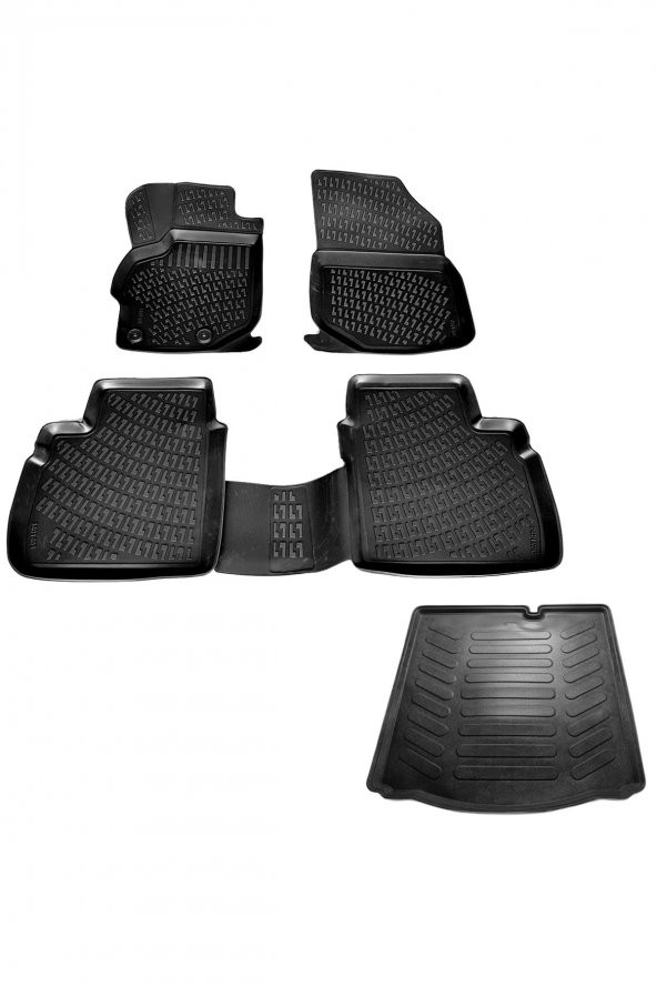 Rizline Peugeot 301 3d Havuzlu Paspas + 3d Bagaj Havuzu 2012-2020 Arası