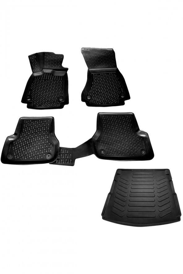 Rizline Audi A6 3d Havuzlu Paspas + 3d Bagaj Havuzu 2011-2015 Arası Marka - 1