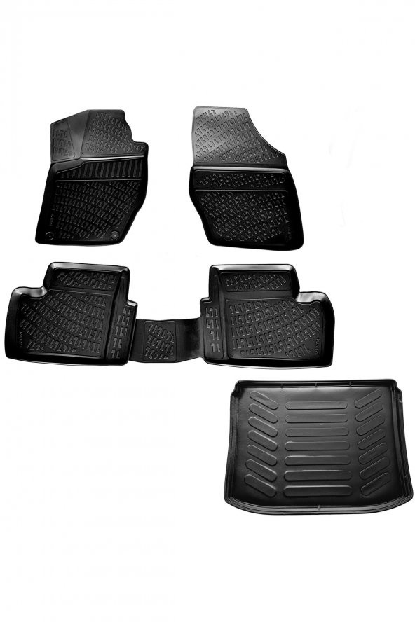 Rizline Peugeot 307 Hb 3d Havuzlu Paspas ve  3d Bagaj Havuzu 2001-2008 Arası