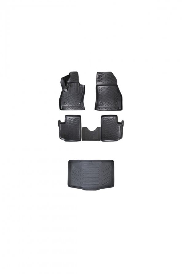 Rizline Peugeot Bipper 3d Havuzlu Paspas + Bagaj Havuzu Ikili Set