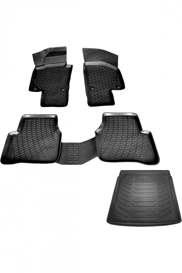 Rizline Vw Passat Cc 3d Havuzlu Paspas ve  3d Bagaj Havuzu 2015 Sonrası ürün görseli 1