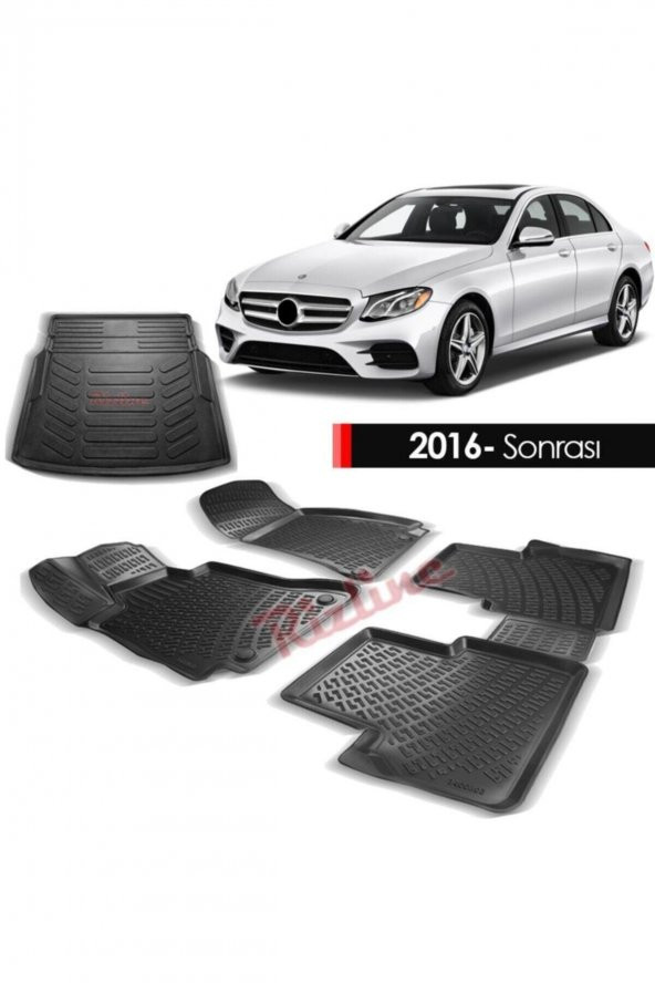 Rizline Mercedes E Serisi W213 Paspas Bagaj Havuzu 3d Rampalı Set