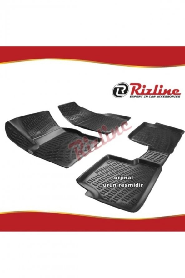 Rizline Ford Focus 2 3d Paspas Havuzlu Siyah Sedan 2005-2011 Arası 4 Prç