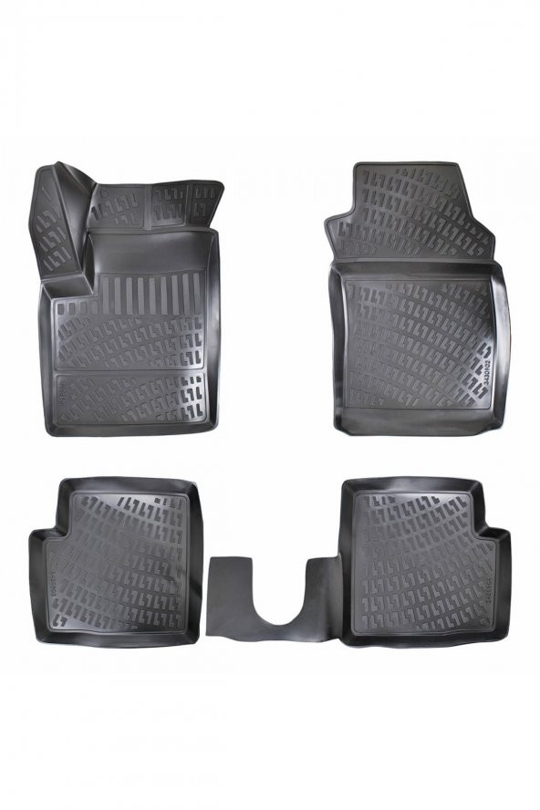 Rizline Fiat 500 2007 3d Paspas Siyah ürün görseli 1