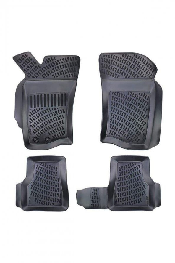 Rizline Fiat Albea 2002-2012 3d Havuzlu Paspas Siyah ürün görseli 1