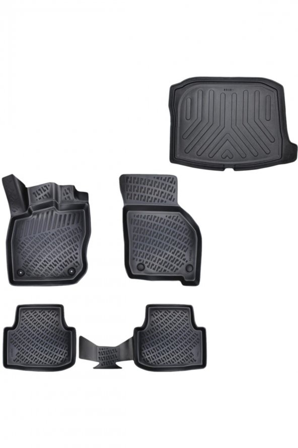 Friemats Seat Leon Otomatik 3d Paspas+bagaj Havuzu 2021 Sonrası Marka-dönmezotoaksesuar ürün görseli 1