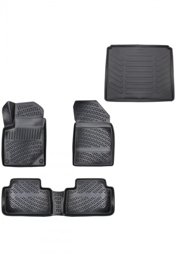 Rizline Peugeot 407 3d Paspas + Bagaj Havuzu 2005 - 2010 Arası Uyumlu