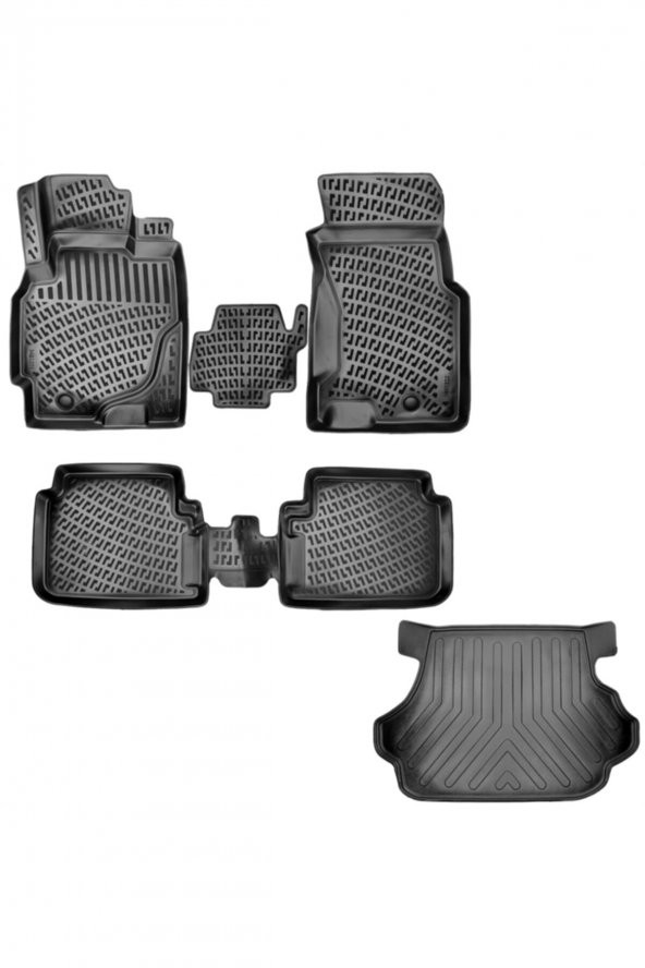 caraks Honda Crv 3d Paspas + Bagaj Havuzu 1995 - 2001 Arası Uyumlu