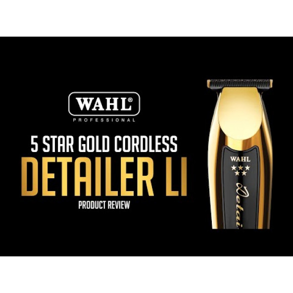 Wahl 8171Detailer Wide Gold  Cordless 5 Star Saç Kesme Makinesi - 2