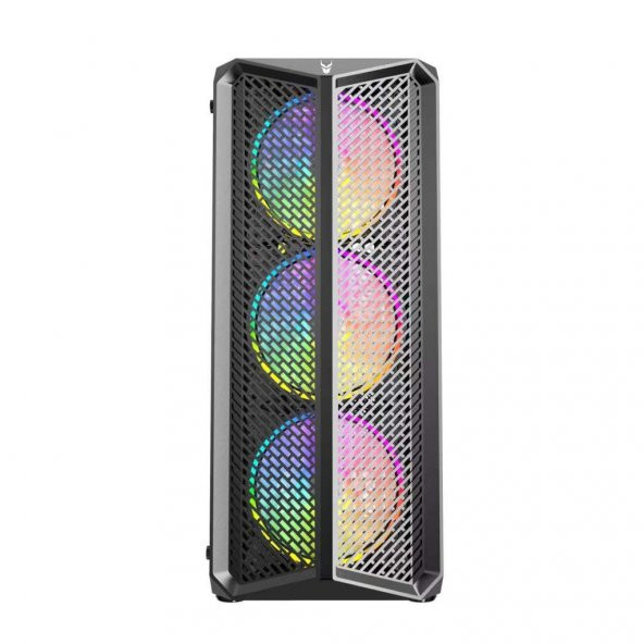 İzoly Erebos 4x ARGB Fanlı Usb 3.0 Temperli Cam ATX Oyuncu Kasası - Resim 3