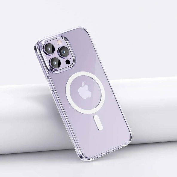 Mcdodo PC-5330 iPhone 15 Uyumlu Magsafe Şeffaf Kılıf - 5