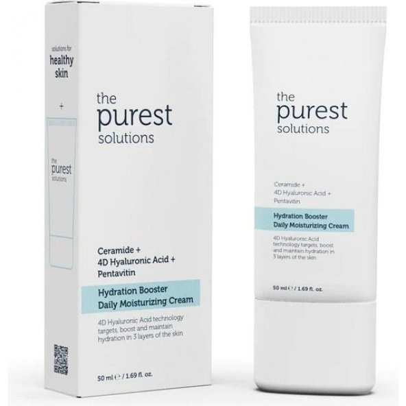 The Purest Solutions 24 Saat Etkili Günlük Yoğun Nemlendirici Cilt Bakım Kremi 50 ml