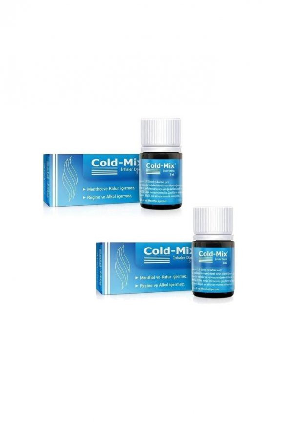 Cold-Mix Inhaler Burun Açıcı Damla 5 Ml 2Li PAKET (SKT:05/2025)