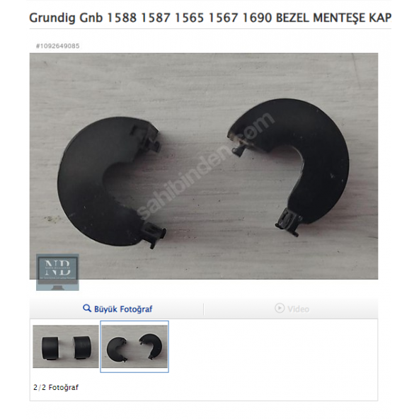 Grundig Gnb 1588 1587 1565 1567 1690 BEZEL MENTEŞE KAPAĞI - 2