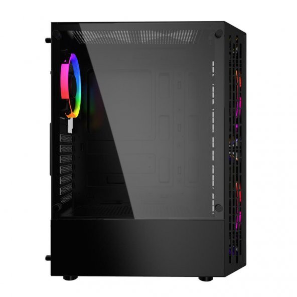 İzoly Esir 2x Argb(18cm) 1x Argb(12cm) Fanlı Usb 3.0 Temperli Cam Atx Oyuncu Kasası - 6