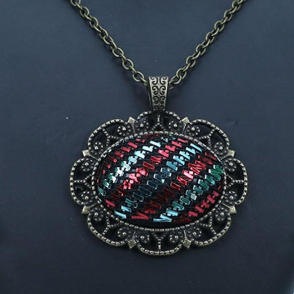 TEL KIRMA KOLYE-5798 - 2