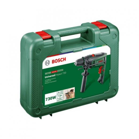 Bosch Universalımpact 730 Darbeli Matkap + 15 Parça x Line Set - 3