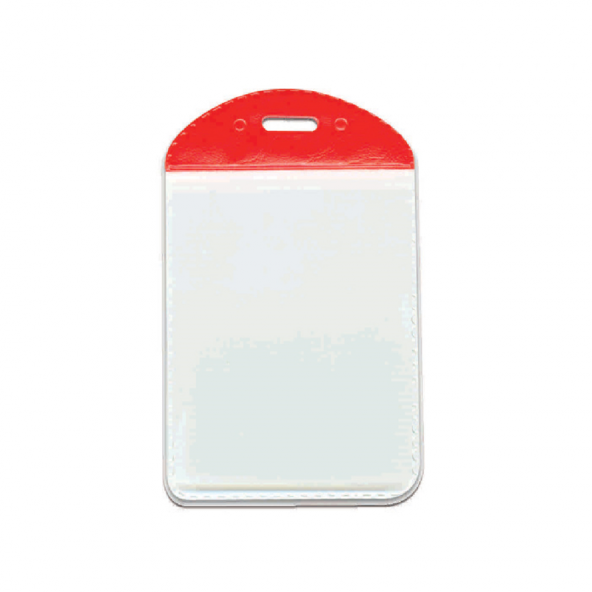 MAPİ PVC KART POSETLERİ (DİKEY) KIRMIZI SERİTLİ100LÜ PAKET