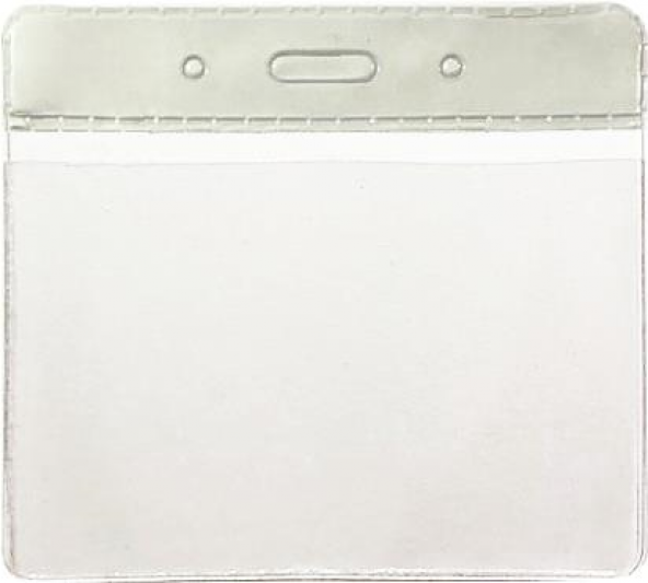 MAPİ PVC KART POSETLERİ (KARE) BEYAZ SERİTLİ 100LÜ PAKET