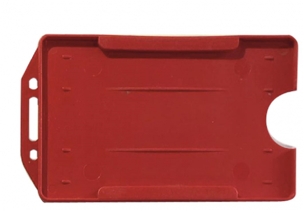 MAPİ PP KART KAPLARI DİKEY KIRMIZI   50Lİ PAKET - 1