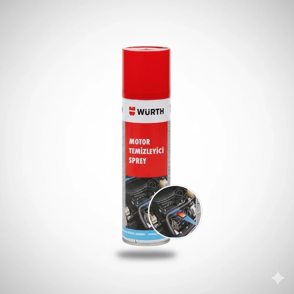 WÜRTH HIZLI MOTOR TEMİZLEME SPREYİ 500 ML ürün görseli 1