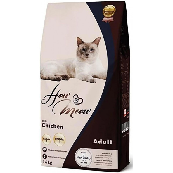 How Meow Tavuk Etli 15kg Kedi Maması 15kg