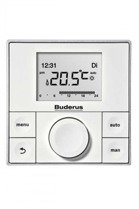 Buderus RC150 Modülasyonlu Programlanabilir Kablolu Oda Termostatı 7738111021