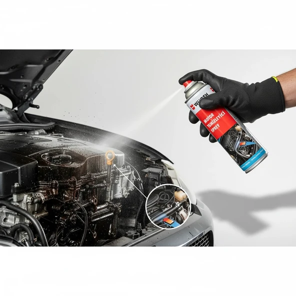 WÜRTH HIZLI MOTOR TEMİZLEME SPREYİ 500 ML - Resim 2