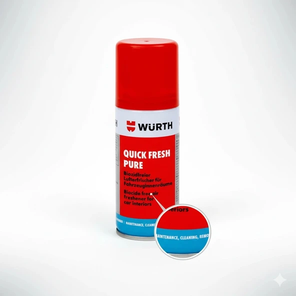 WÜRTH ARAÇ İÇİ TAZELEME SPREYİ (FRESH PURE)100 M ürün görseli 1
