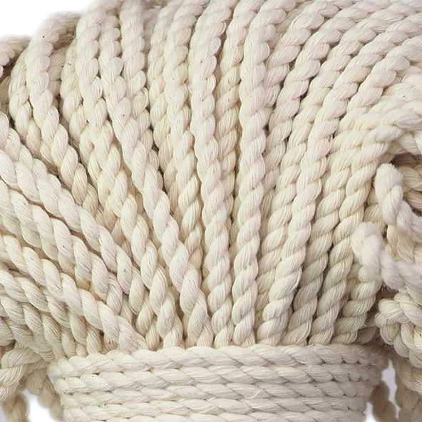 Pamuk Halat 3MM 2 Büküm Ekru (330G) - 2