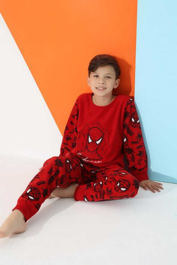 Erkek Çocuk Welsoft Polar Pijama Takımı 3355 - G - 3