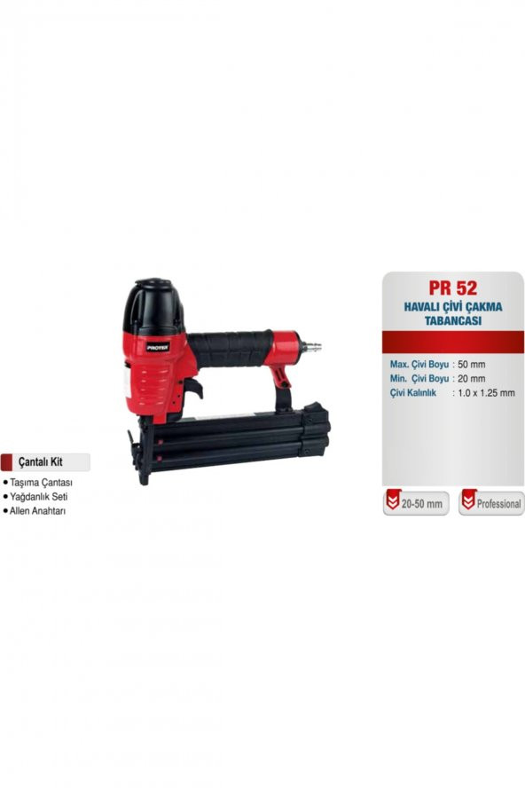 Proter Pr 52 K Havalı Çivi Çakma Tabancası - 2