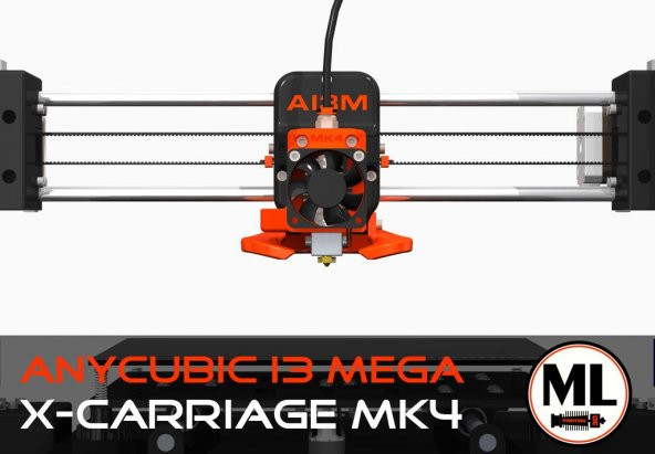 Anycubic İ3 Mega X Arabası [Mk4] Plastik Aparat