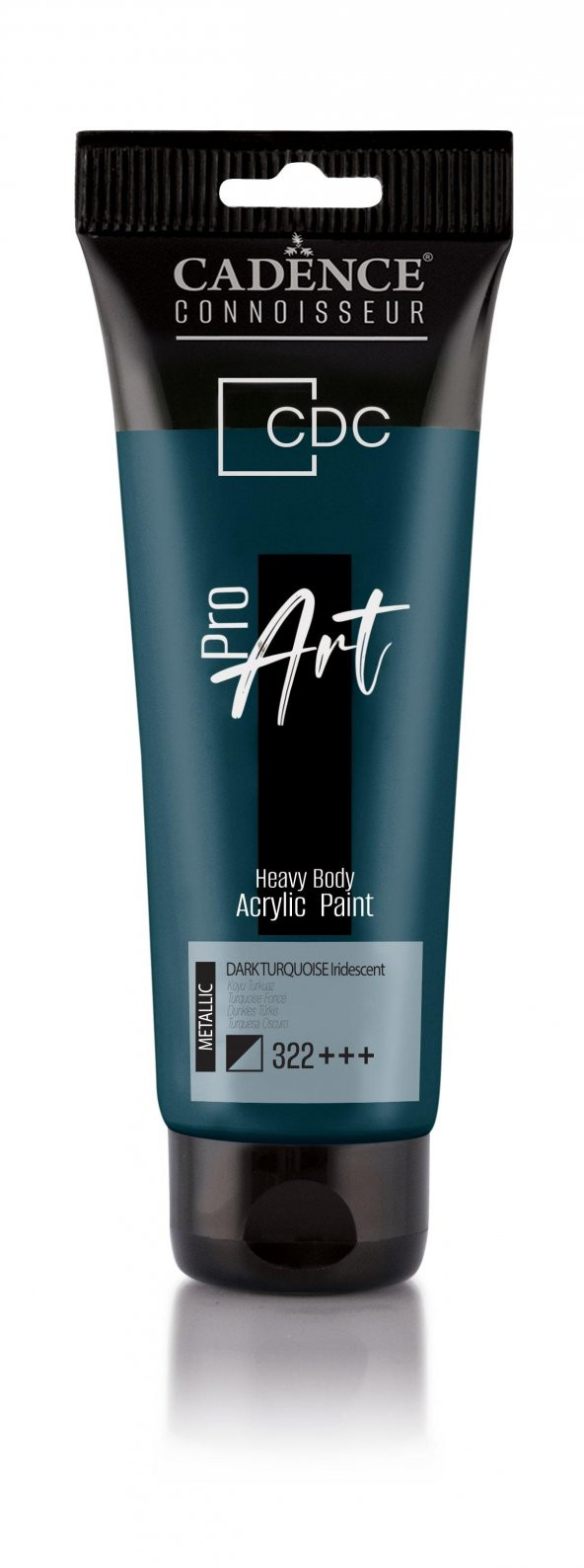 PROART HEAVY BODY METALİK  AKRİLİK BOYA PRM-322 KOYU TURKUAZ 120ML