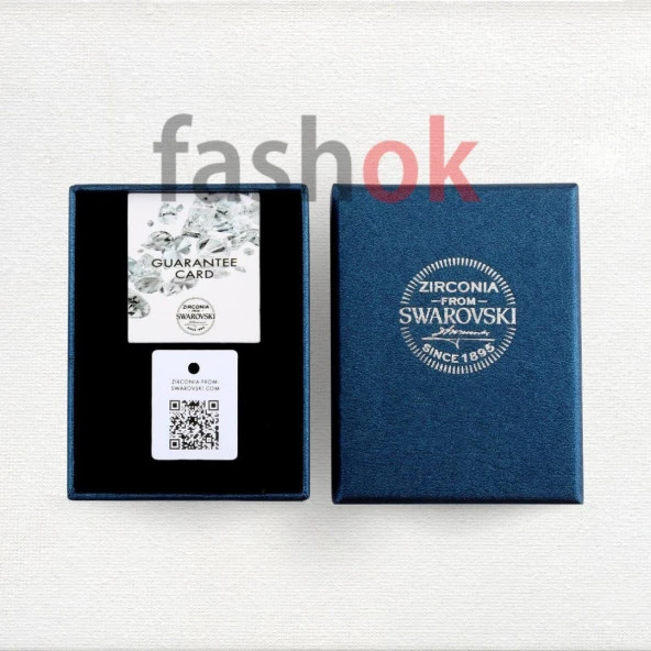 Swarovski Zirconia Kadın Dilek Gümüş Kolye - 3