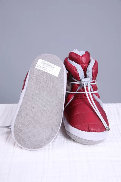 Babyhola Kız Erkek Bebek Velsoft Panduf Ayakkabı Kışlık Hediyelik 8104 - 12