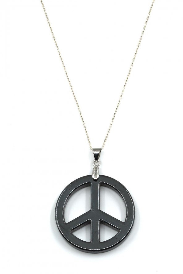 Hematit Doğal Taş Kolye ürün görseli