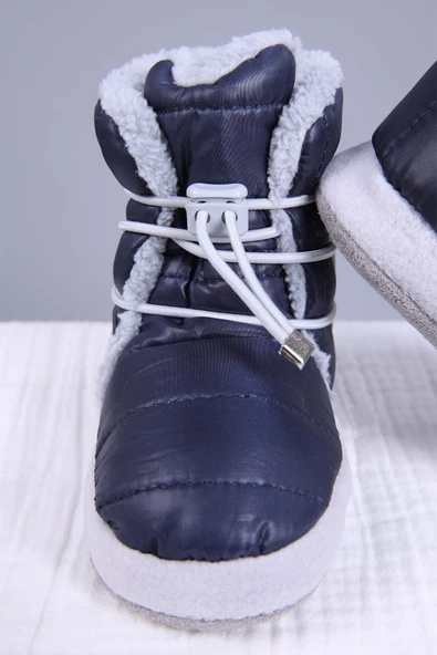 Babyhola Kız Erkek Bebek Velsoft Panduf Ayakkabı Kışlık Hediyelik 8104 - 2