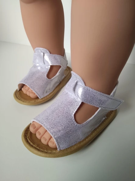 Babyhola Kız Bebek Patik Parlak İlk Adım Ayakkabı Şık Özel Gün Kutulu Hediyelik 9044 - 5