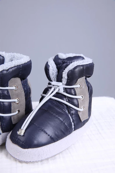 Babyhola Kız Erkek Bebek Velsoft Panduf Ayakkabı Kışlık Hediyelik 8104 - 6