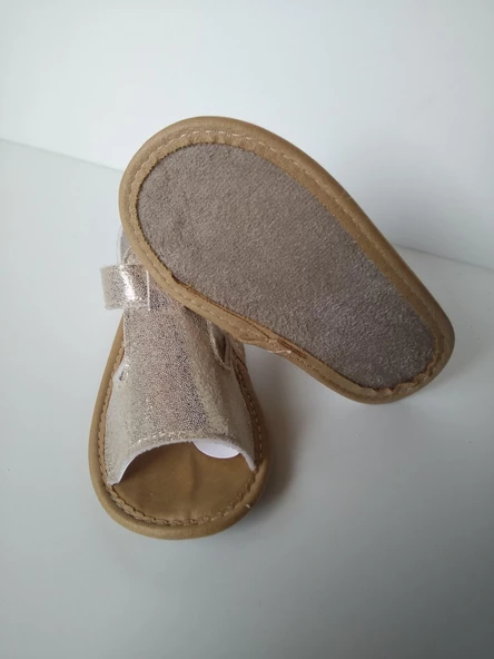 Babyhola Kız Bebek Patik Parlak İlk Adım Ayakkabı Şık Özel Gün Kutulu Hediyelik 9044 - 3
