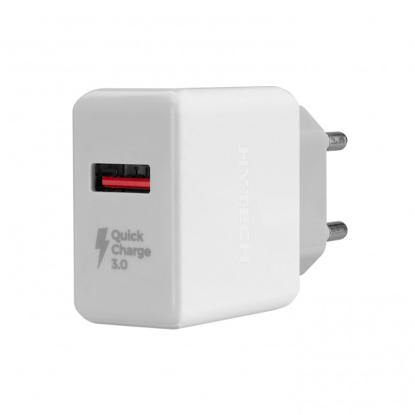 Hytech HY-XE30 Micro USB Kablolu Quick Charge QC3.0 2.4A Beyaz/Gri Ev Şarj Adaptörü - 2