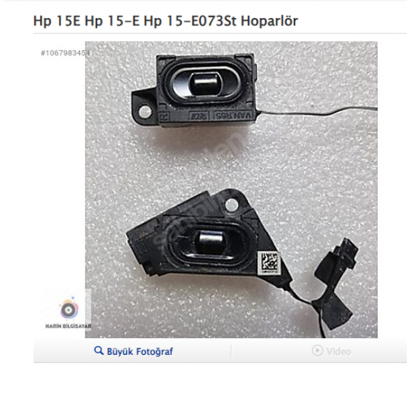 Hp 15E Hp 15-E Hp 15-E073St Hoparlör