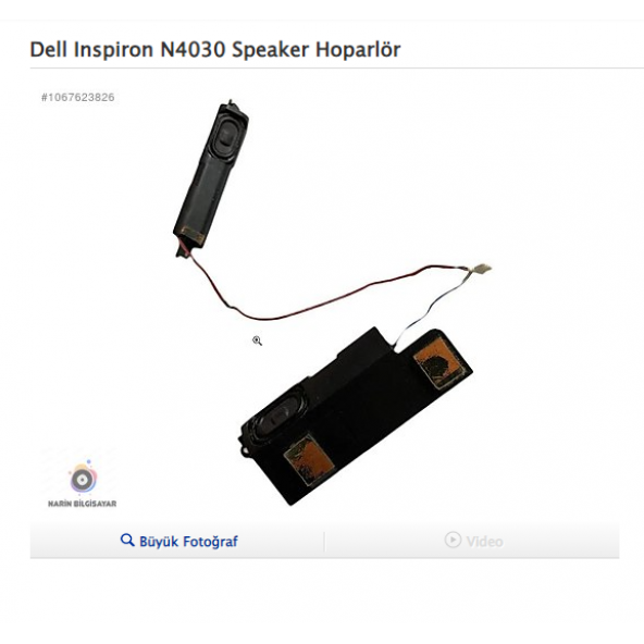 Dell Inspiron N4030 Speaker Hoparlör