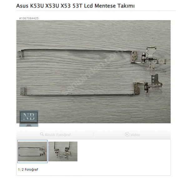 Asus K53U X53U X53 K53T MENTEŞE Takımı
