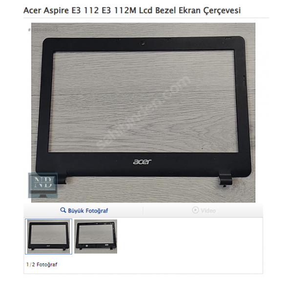 Acer Aspire E3 112 E3 112M Lcd Bezel Ekran Çerçevesi