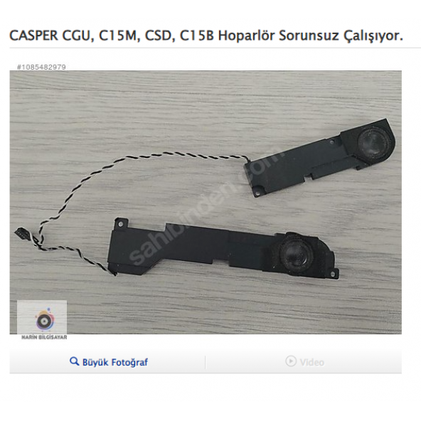 CASPER CGU C15M CSD C15B Hoparlör
